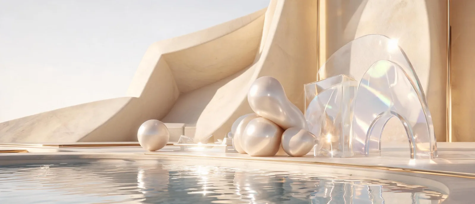 AURÉLIS collection campaign opening — luminous ritual architecture